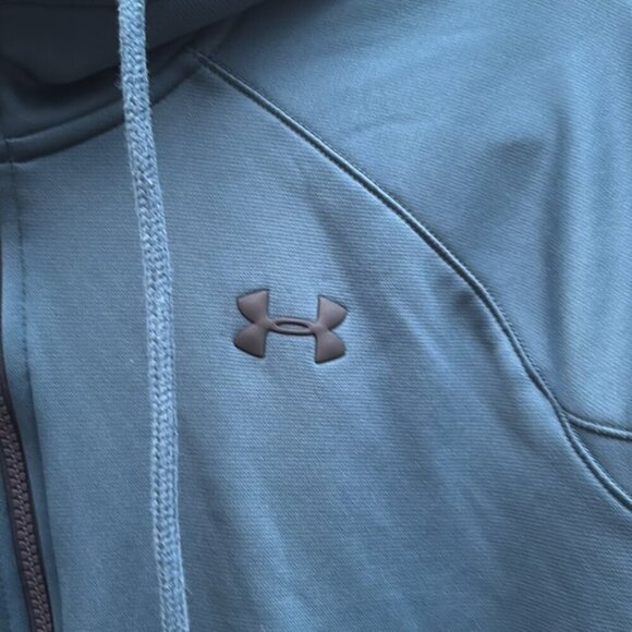 Under Armour Full Zip Hooded Sweatshirt Sz S - Picture 3 of 9